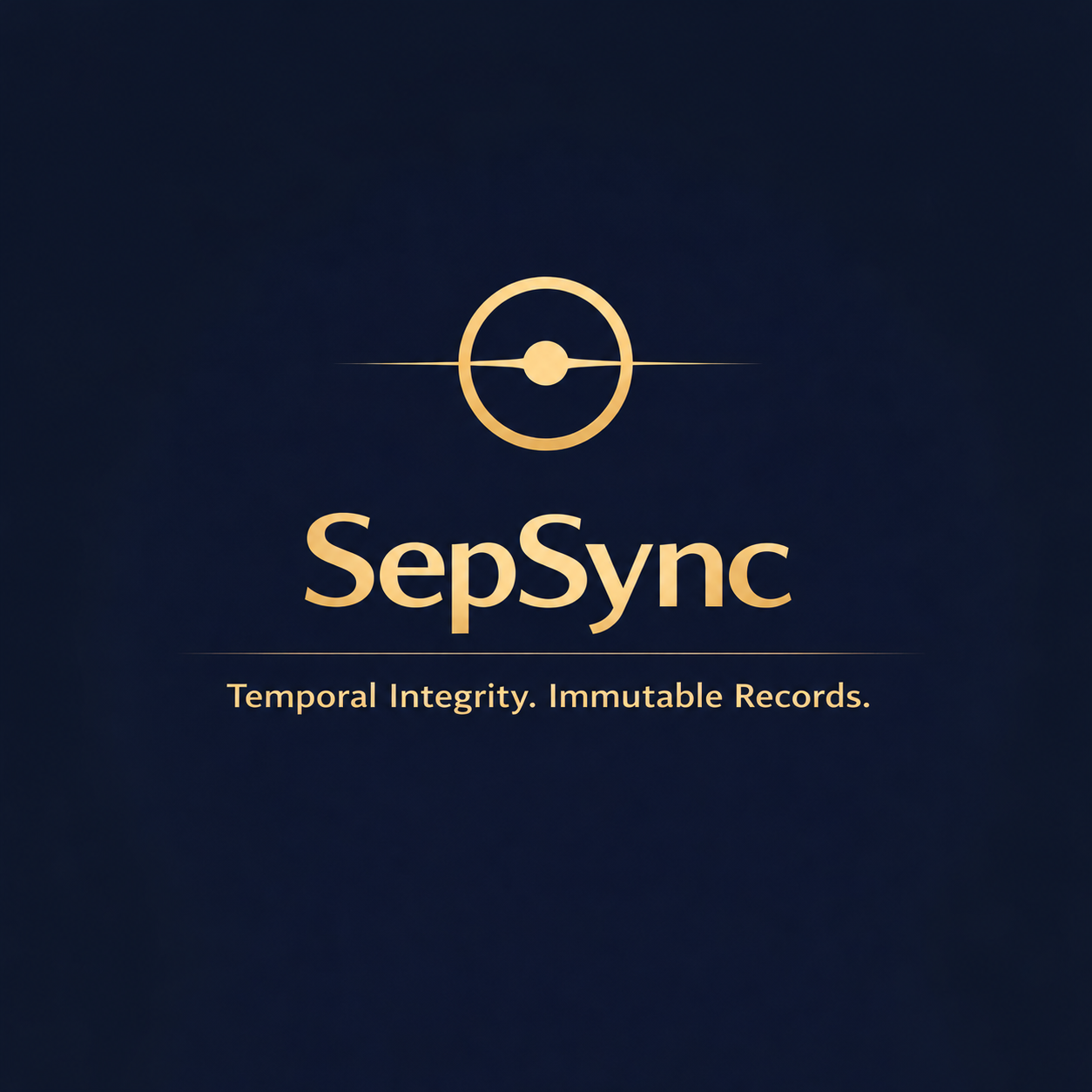 SepSync — Temporal Integrity. Immutable Records.